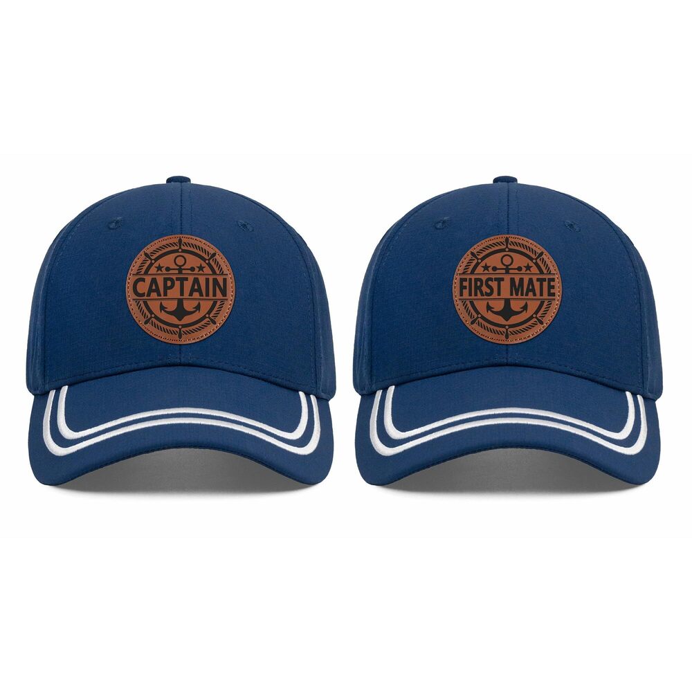 7878 Captain and First Mate Hat ,Cool Boat Gifts for Boat Owners or Boat